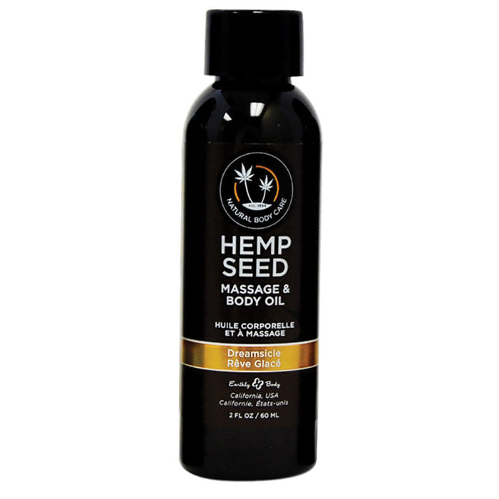 Hemp Seed Massage Oil - 2 Fl. Oz. - Dreamsicle