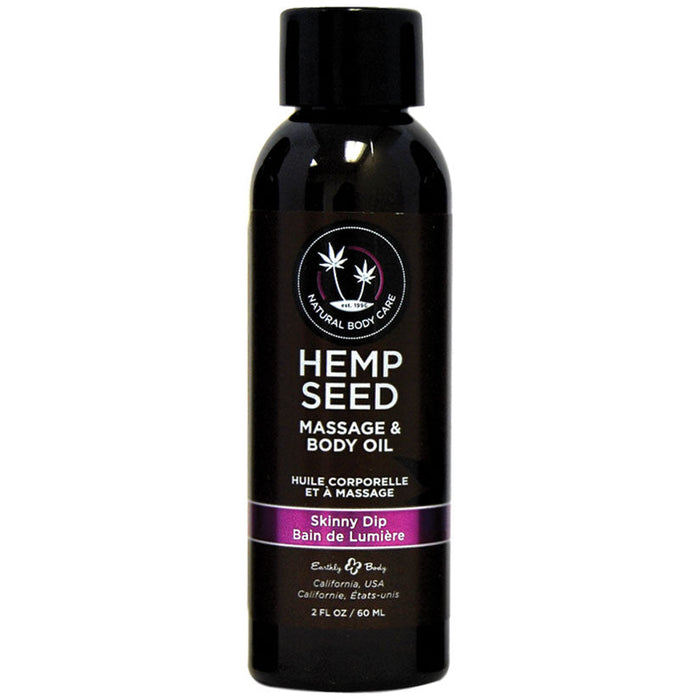 Hemp Seed Massage Oil - 2 Fl. Oz. - Skinny Dip