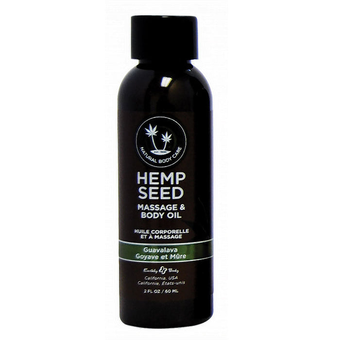 Hemp Seed Massage Oil - 2 Fl. Oz. - Guavalava