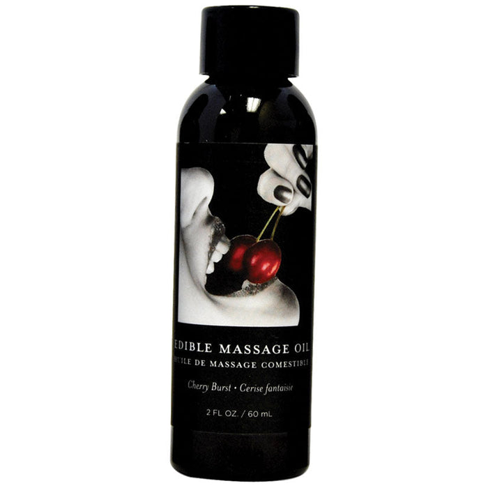 Cherry Edible Massage Oil 2 Oz