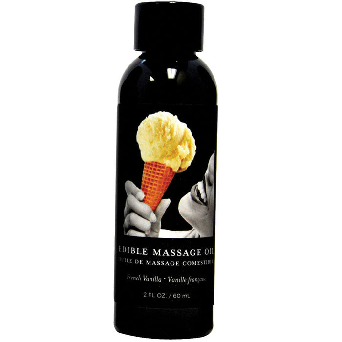 French Vanilla Edible Massage Oil 2 Oz