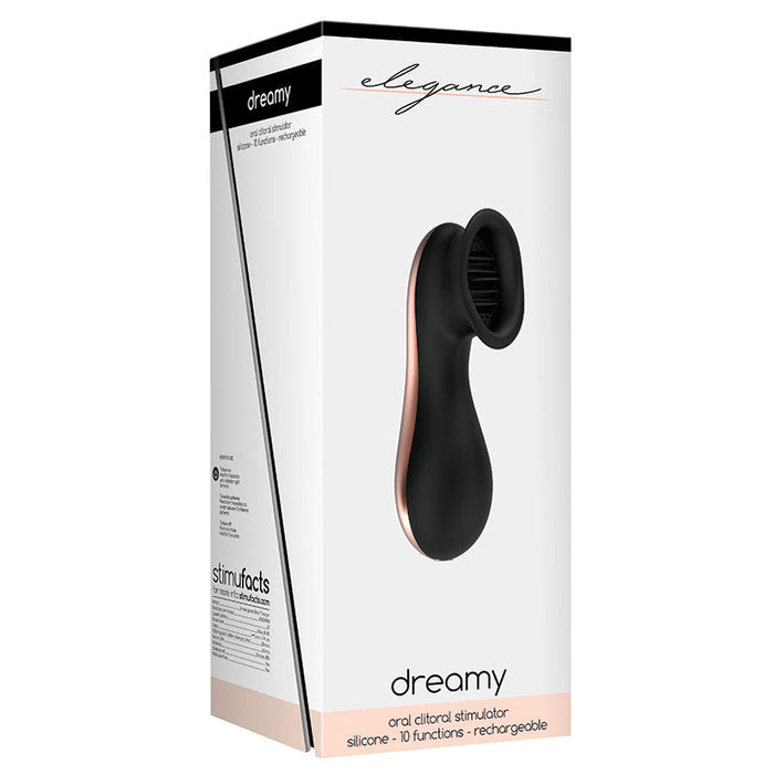 Elegance Dreamy Oral Clitoral Stimulator-Black