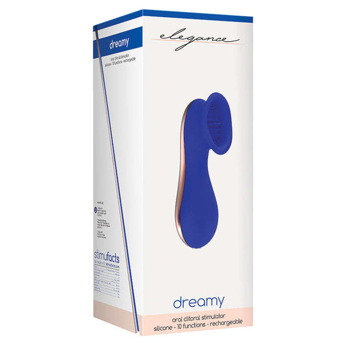 Elegance Dreamy Oral Clitoral Stimulator-Blue