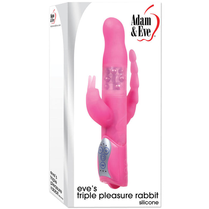 Adam and Eves Triple Pleasure Rabbit