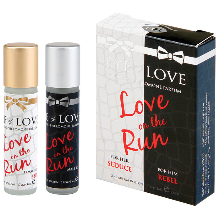 Eye Of Love Parfum Mini Roll On Set- Rebel and Seduce