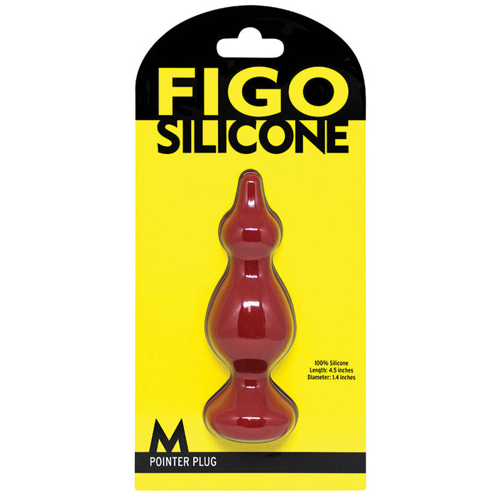 Figo Pointer Silicone Plug Medium-Red