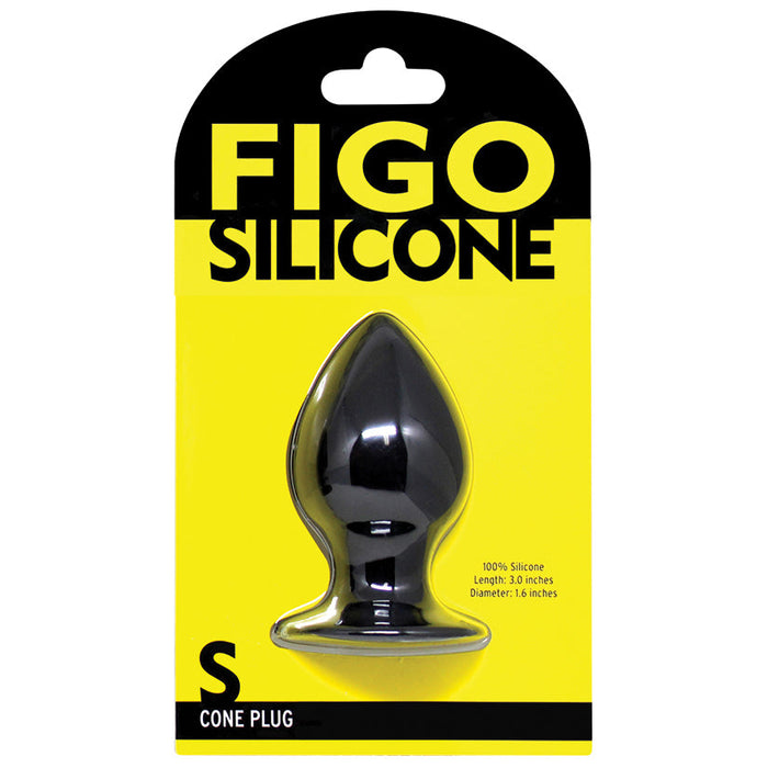 Figo Cone Silicone Plug Small-Black