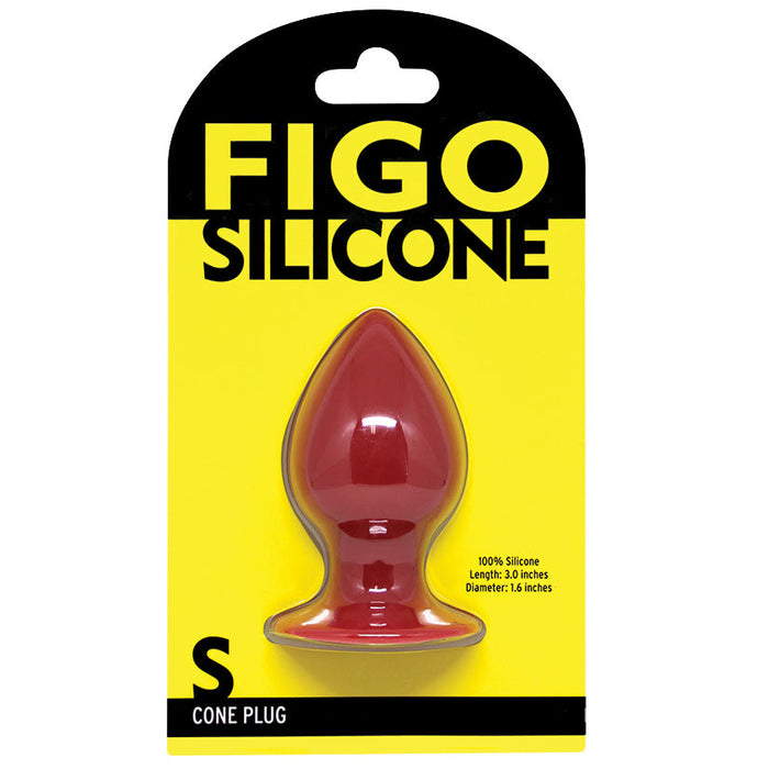 Figo Cone Silicone Plug Small-Red