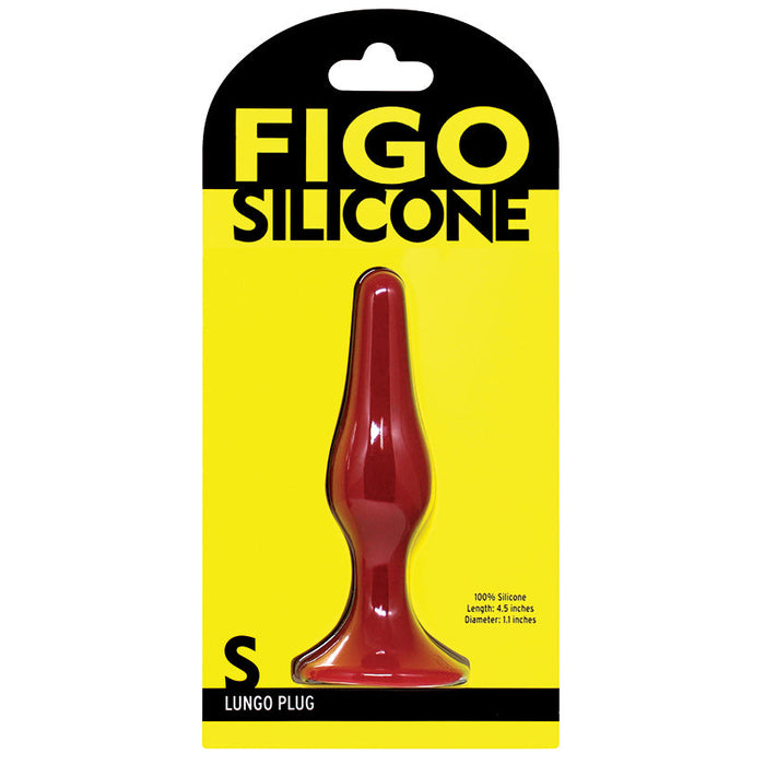 Figo Lungo Silicone Plug Small-Red