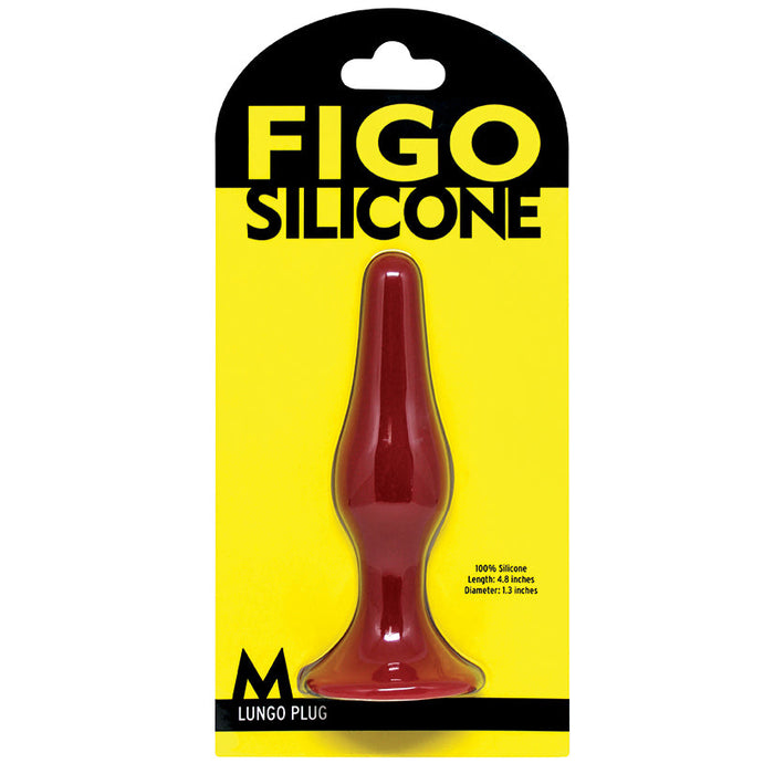 Figo Lungo Silicone Plug Medium-Red