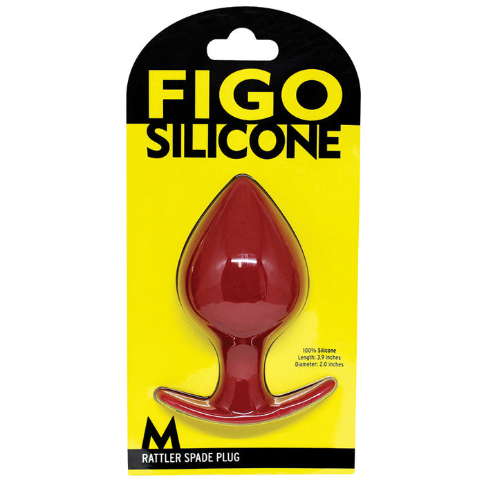 Figo Rattler Spade Plug Medium-Red