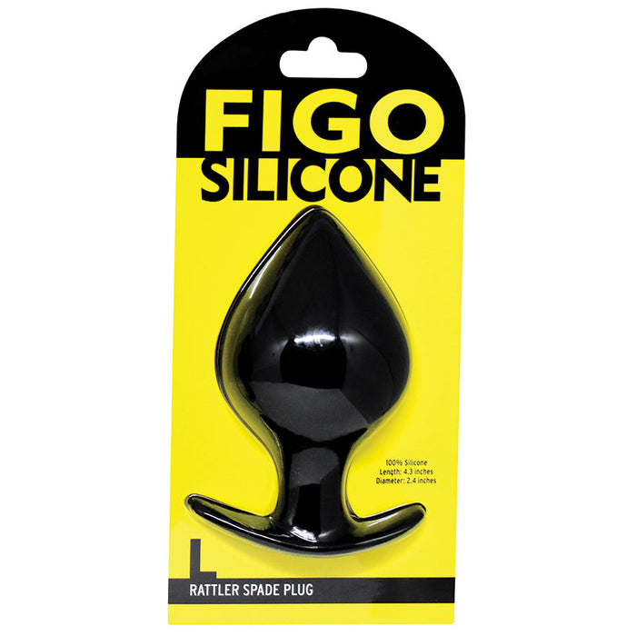 Figo Rattler Spade Plug Large-Black