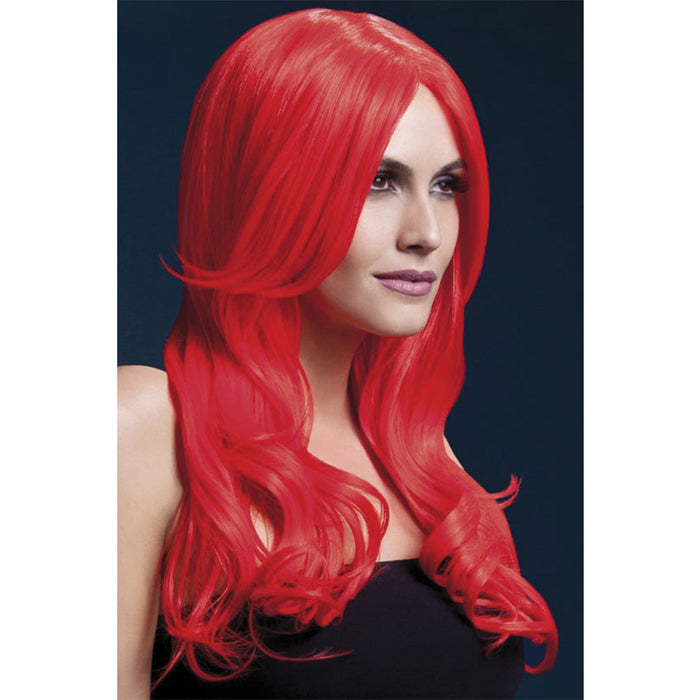 Khloe Wig - Neon Red