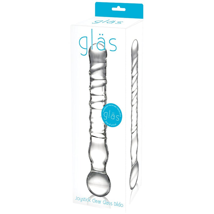 Joystick Clear Glass Dildo