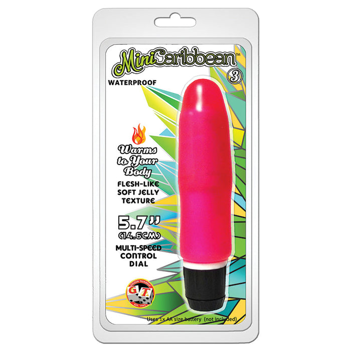 Mini Caribbean - 3 Smooth - Pink