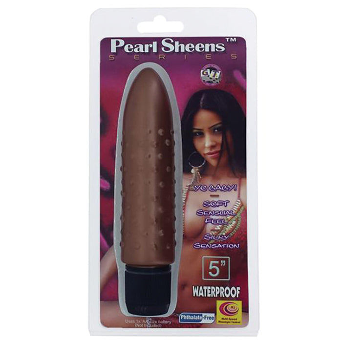 Pearl Sheen Bumpy-Brown 5"