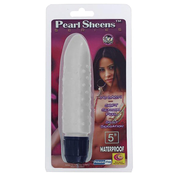 Pearl Sheen Bumpy-White 5"