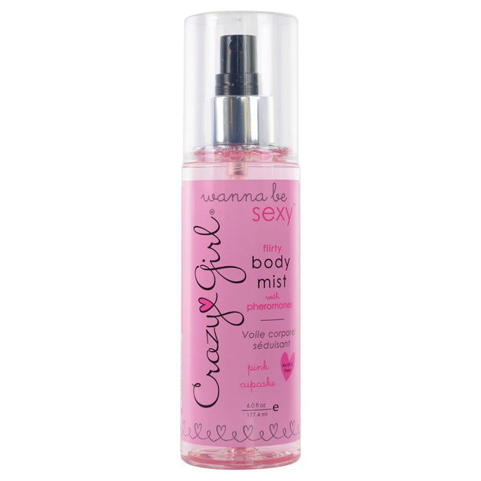 Crazy Girl Body Mist-Pink Cupcake 6oz