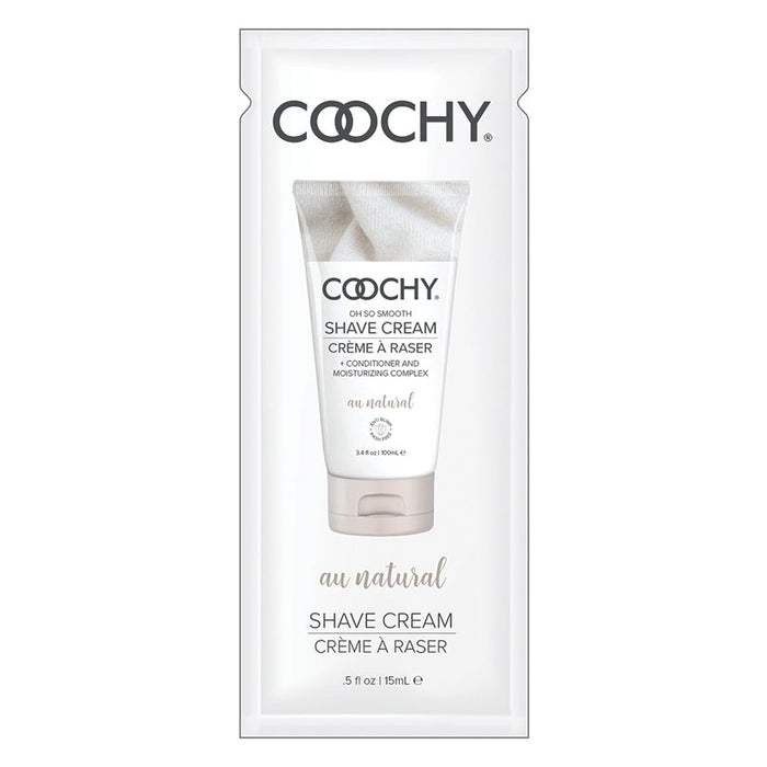 Coochy Shave Cream-Au Natural 15ml Foil