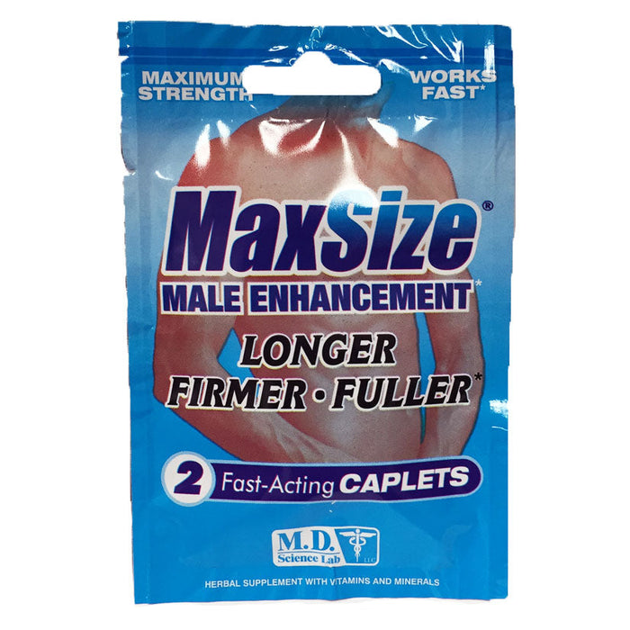 MAX Size Male Enhancement Formula-2 Pill Pack Display of 24