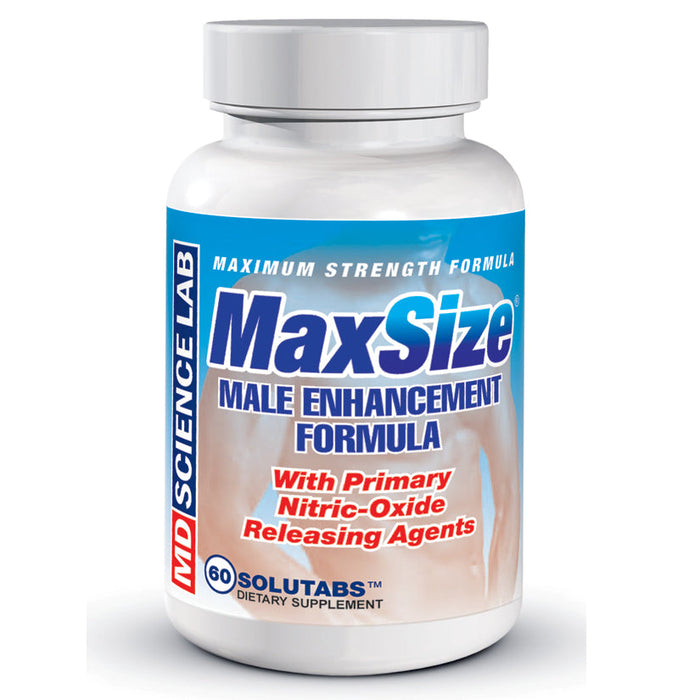 MAX Size Male Enhancement Formula-60 Count Bottle