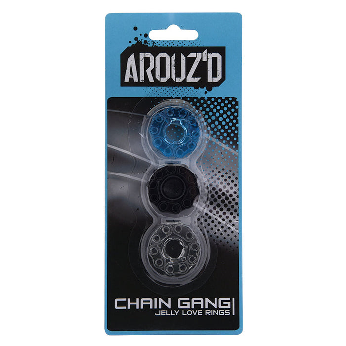 Chain Gang Cock Rings 3 Pack