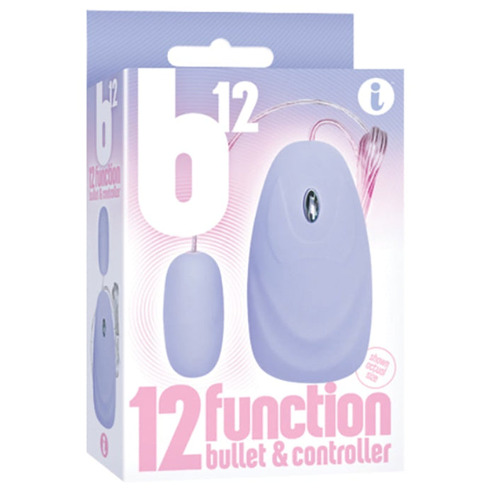 B12 12 Function Bullet & Controller - Baby Blue