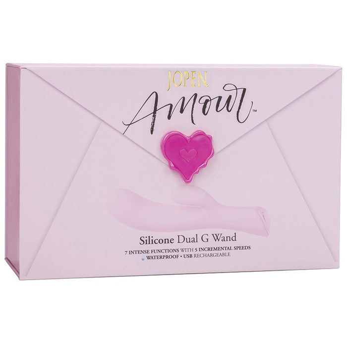 Amour Silicone Dual G Wand-Pink