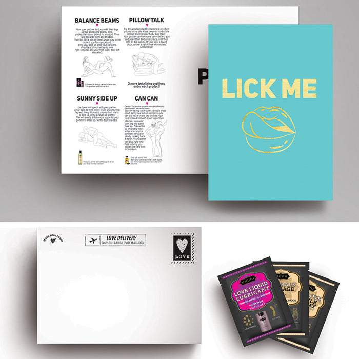 Kama Sutra Naughty Notes Lick Me Greeting Card