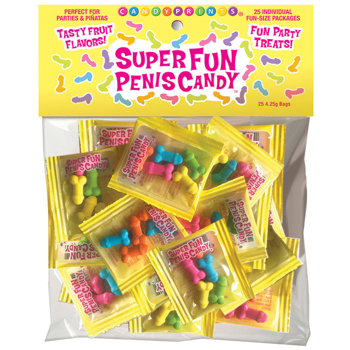 Super Fun Penis Candy 25 Individual Fun-Size Packages