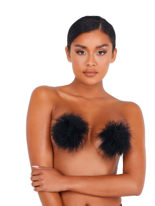 LI416 - Pair of Furry Pasties