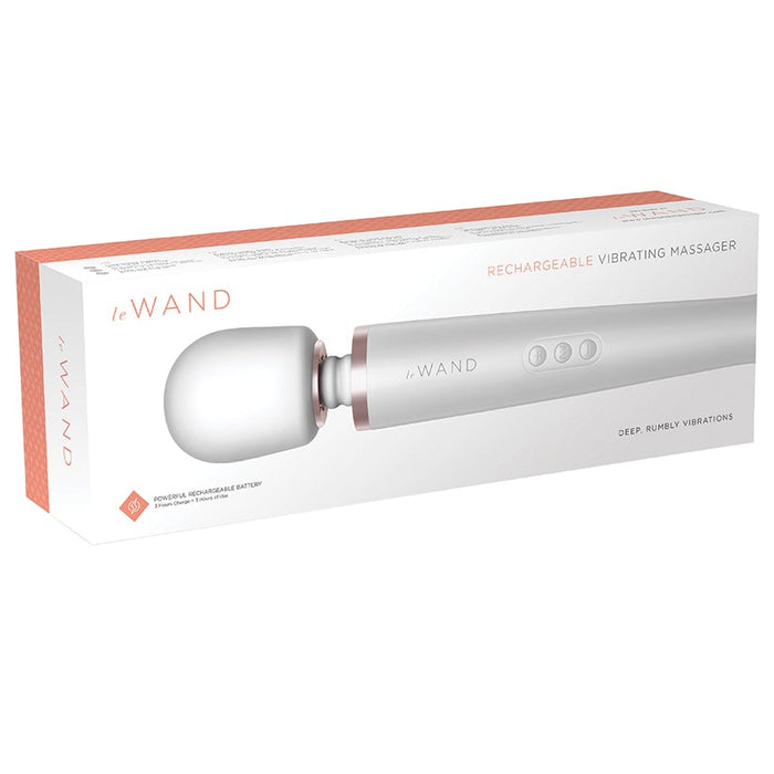 Le Wand Rechargeable Vibrating Massager-Pearl
