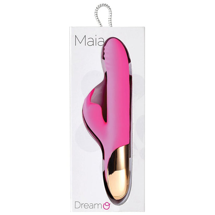 Maia Dream Rechargeable Silicone Rabbit-Pink 8.5"