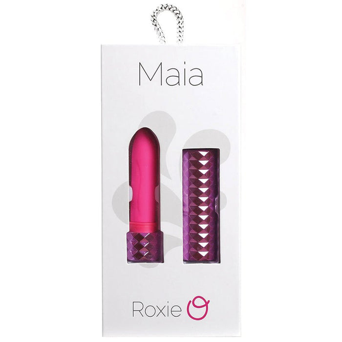 Maia Roxie Rechargeable Crystal Gems Lipstick-Neon Pink