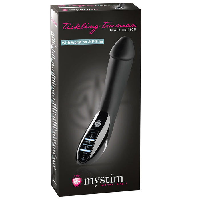 Mystim Tickling Truman E-Stim Vibrator-Black Edition