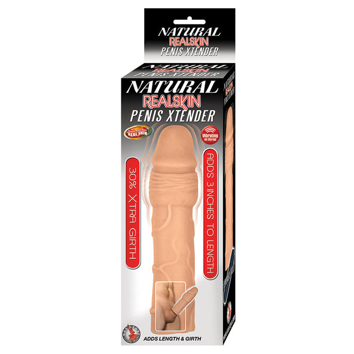 Natural Realskin Penis Xtender-Flesh