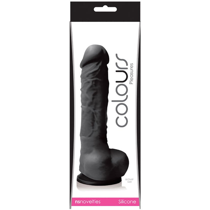 Colours Pleasures - 5" Dildo - Black