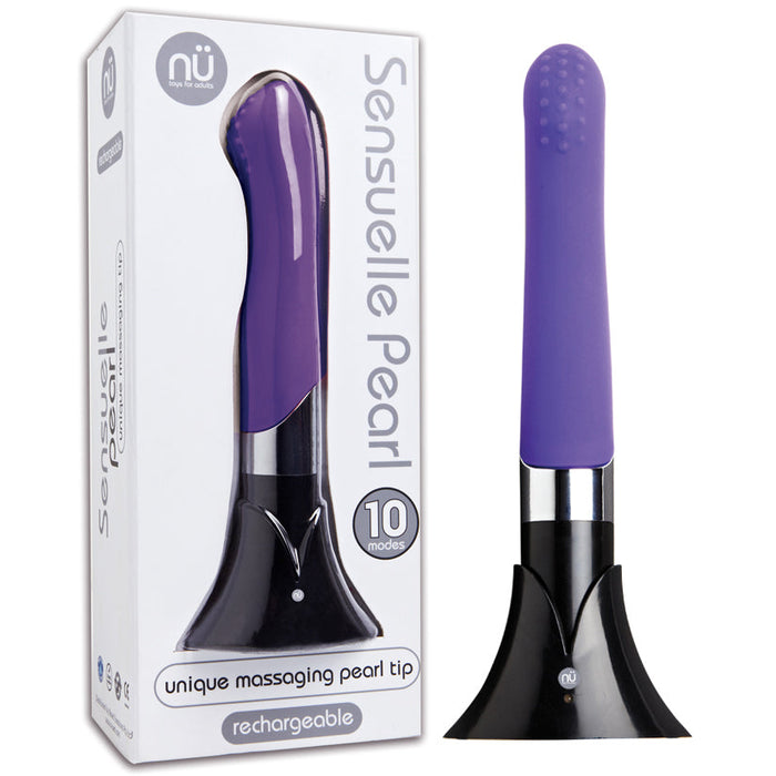 Sensuelle Pearl Rechargeable Vibrator-Purple