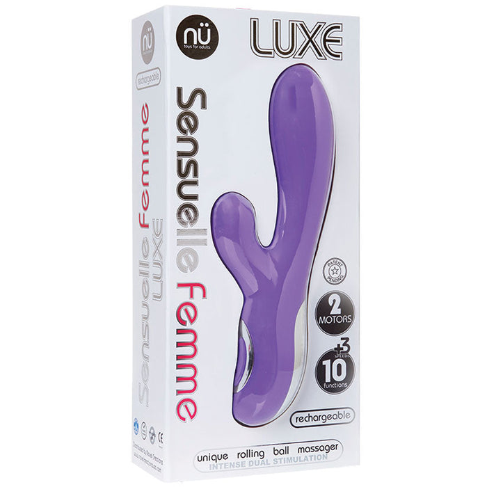 Sensuelle Femme Luxe 10 Function Rabbit Massager - Purple