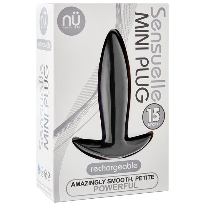 Sensuelle 15 Function Mini Plug - Black