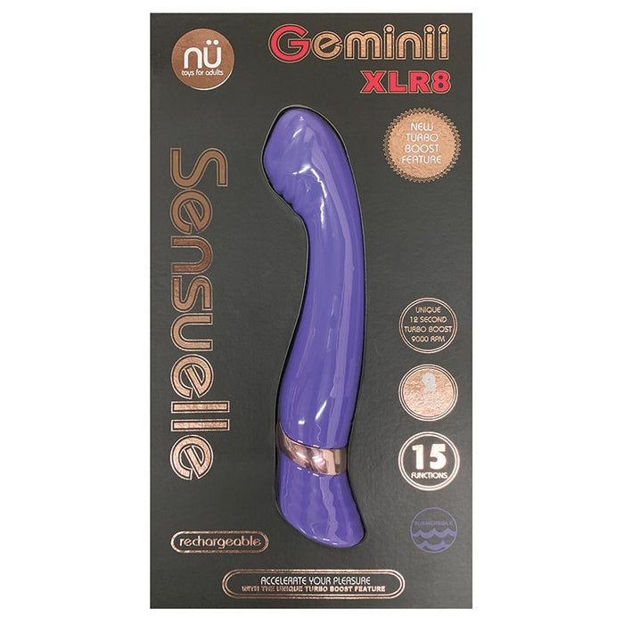 Sensuelle Geminii XLR8 Double Motor-Ultra Violet