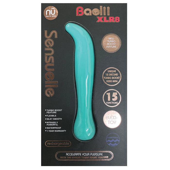 Sensuelle Baelii XLR8 Turbo Flexi Vibe-Electric Blue