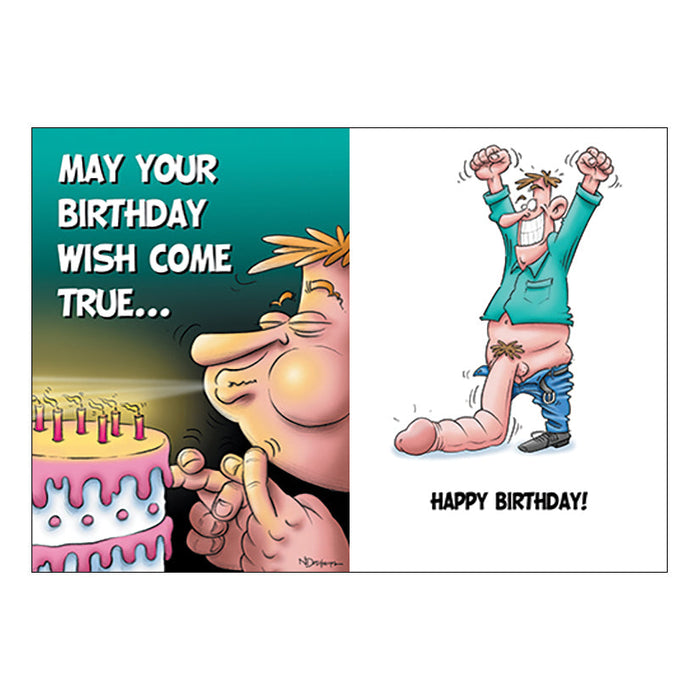 Greeting Card B-Day "May Your Wish Come True"