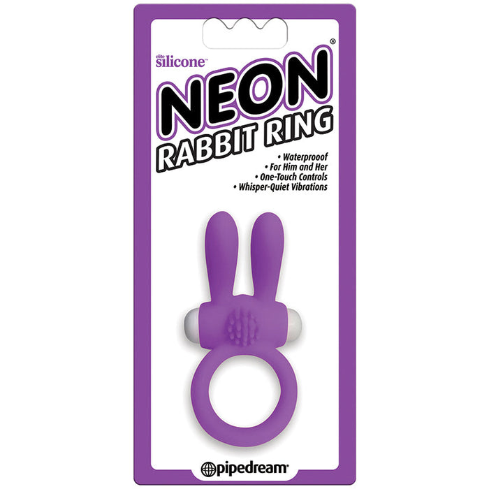 Neon Rabbit Ring-Purple