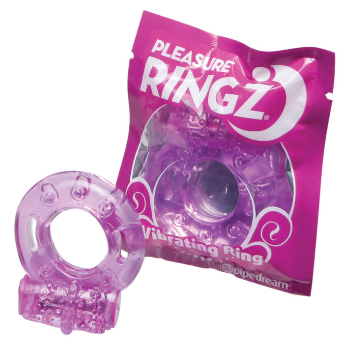 Vibrating Pleasure Ringz - Purple