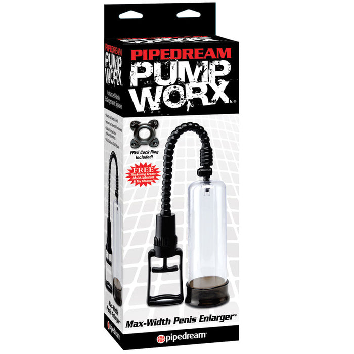 Pump Worx Max-Width Penis Enlarger - Black