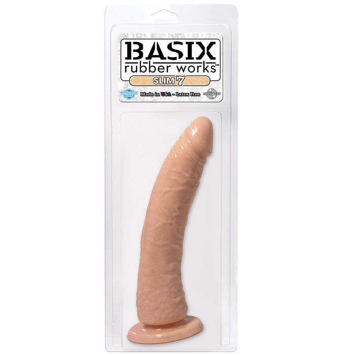 Basix 7 Inch Dong - Flesh