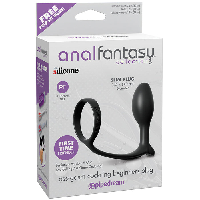 Anal Fantasy Collection Ass-Gasm Cockring Beginners Plug
