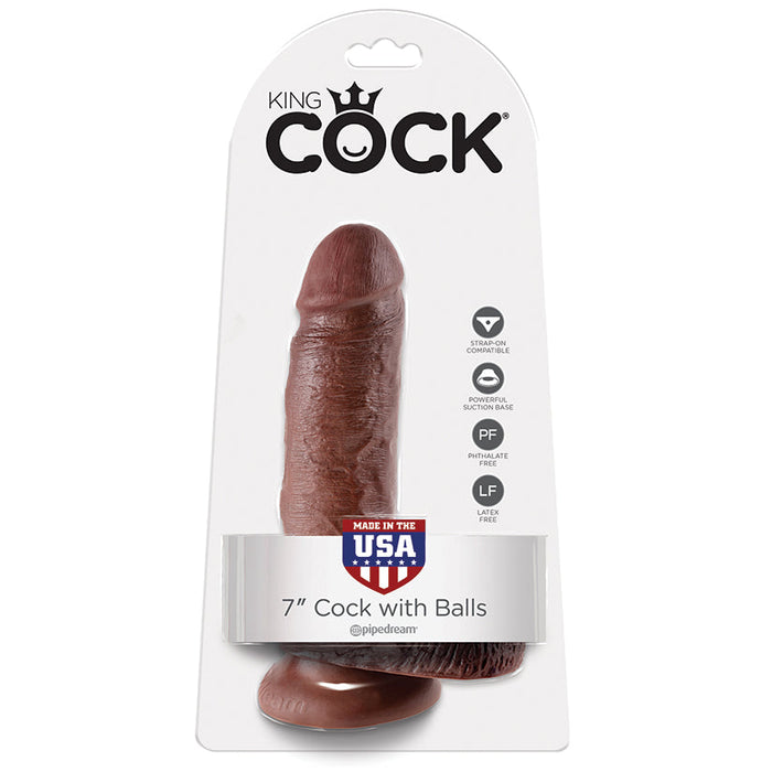 King Cock 7-Inch Cock Brown