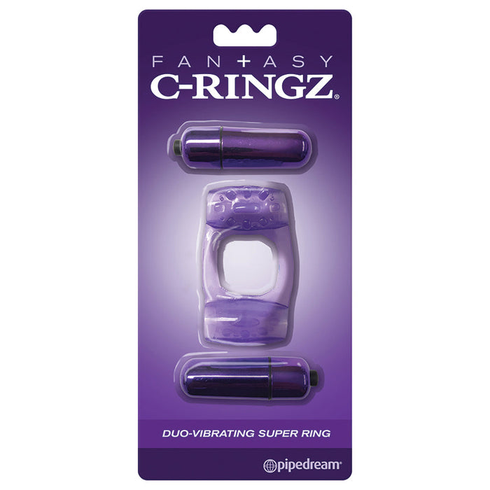 Fantasy C-Ringz Duo-Vibrating Super Ring Purple